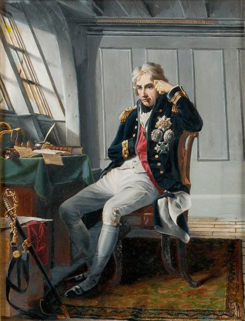 Amiral Nelson juste avant son coup de Trafalgar