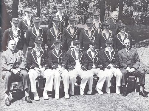 L'équipe d'Angleterre lors du South Africa Tour 1938-1939