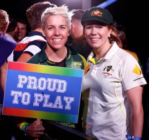 Elyse Villani et Alex Blackwell